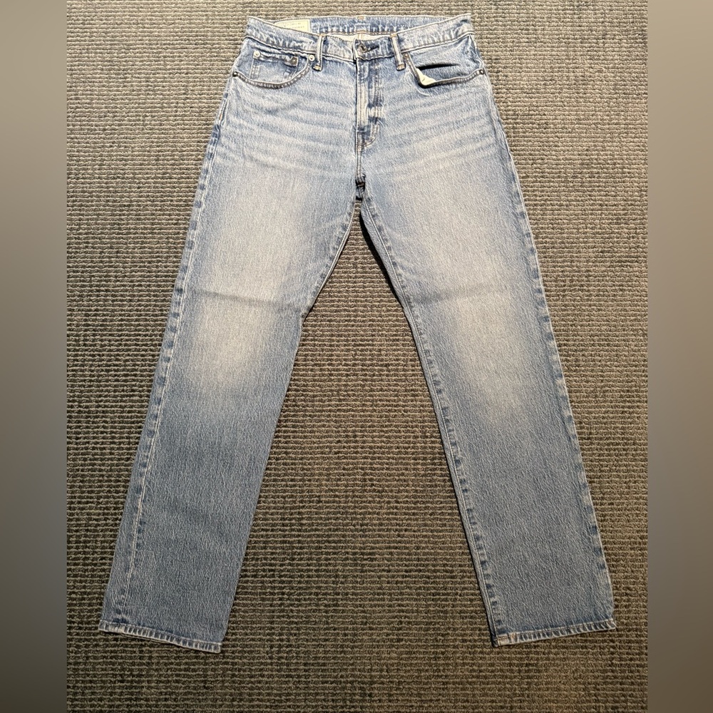 GAP Men's Straight Jeans - Light Wash Blue